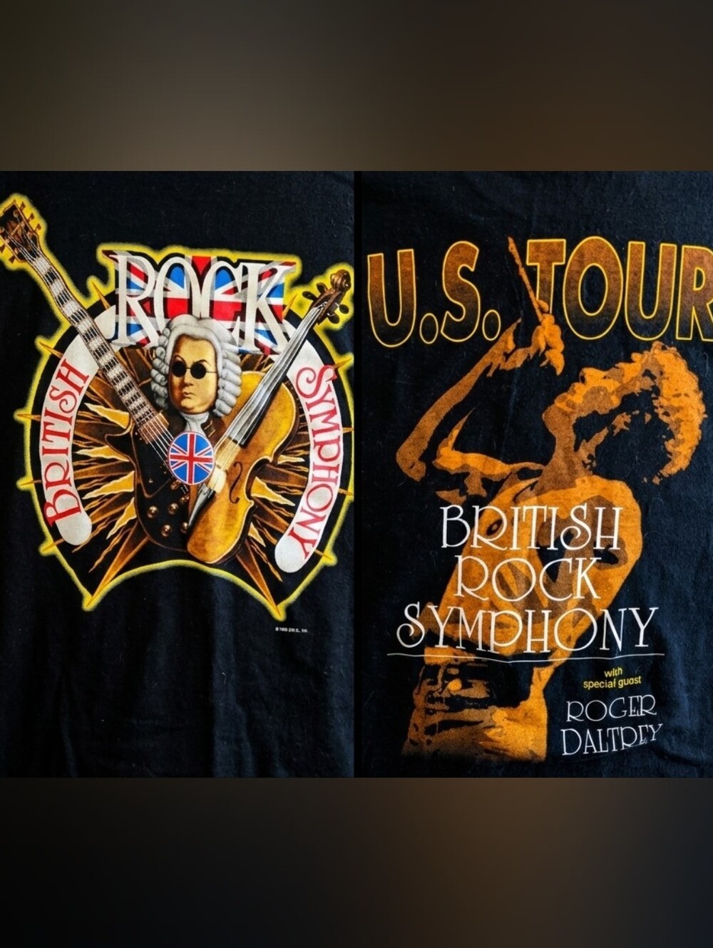 Never Worn Vintage 1998 British Rock Symphony Tour Roger Daltrey T-Shirt Who XL